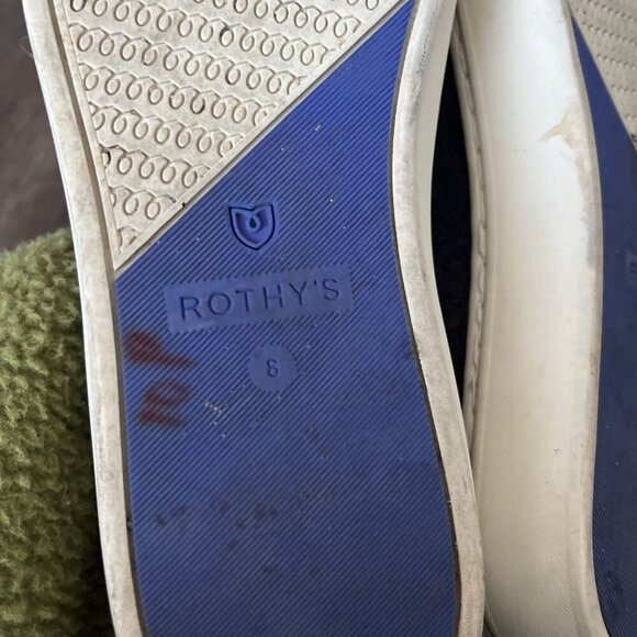 Rothy size 8 the original slip on sneaker tennis shoe Leopard print *Crack - Picture 9 of 11